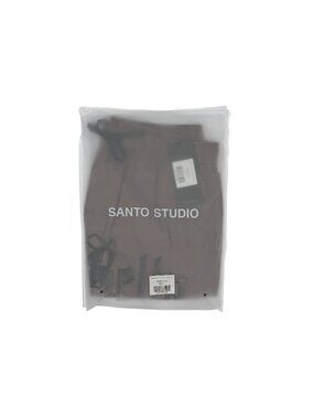 Santo Studio Tempo Ciao Bella Tech Short in Espresso
